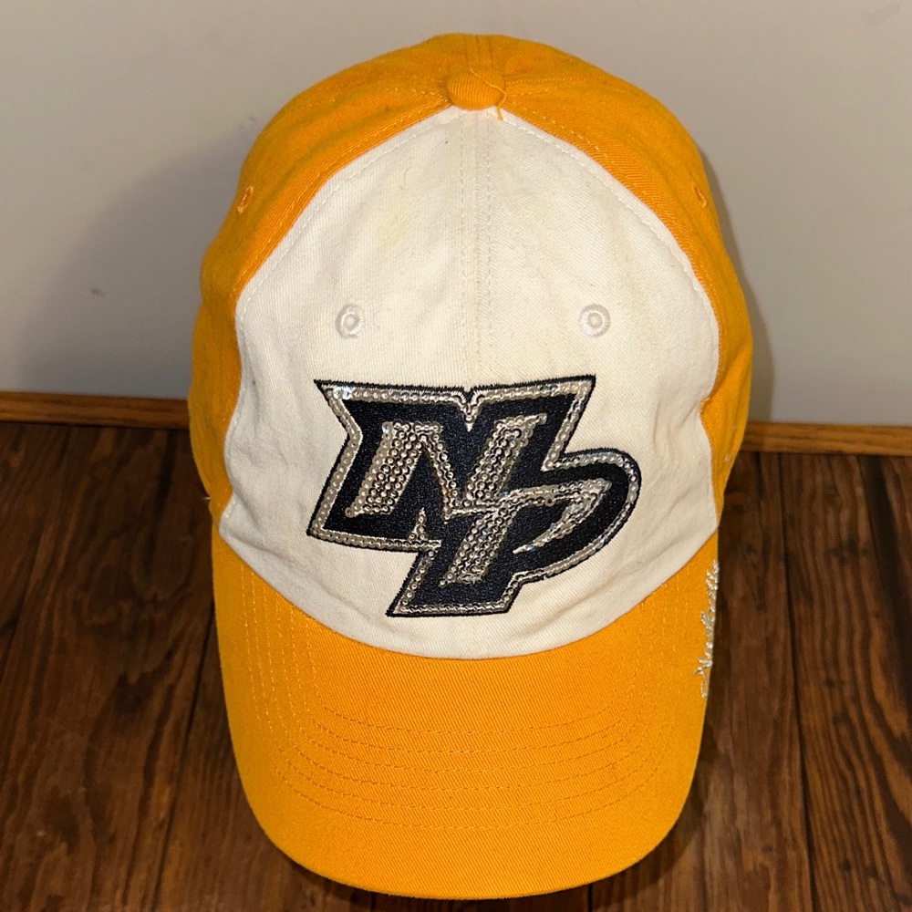 Nashville Predators hat featuring sequin NP